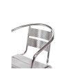 Bolero Aluminium Stacking Chairs 735mm (4 Pack)