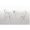 Bolero Aluminium Stacking Chairs 735mm (4 Pack)