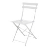 Bolero Grey Pavement Style Steel Folding Chairs (Pack of 2)