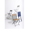 Bolero Grey Pavement Style Steel Folding Chairs (Pack of 2)