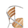 Bolero Aluminium & Ash Chairs (4 Pack)