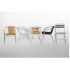 Bolero Aluminium & Ash Chairs (4 Pack)
