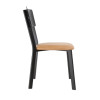 Bolero Metal & PU Side Chair Vintage Camel (Pack 4) Bolero Metal & PU Side Chair Vintage Camel (Pack 4)