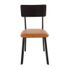 Bolero Metal & PU Side Chair Vintage Camel (Pack 4) Bolero Metal & PU Side Chair Vintage Camel (Pack 4)