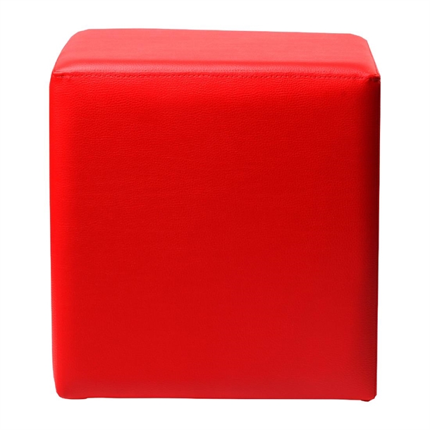 Furnlink Ottoman Cube - Red (2 Pack)