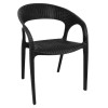 Bolero PP Rattan Wraparound Armchairs (Pack of 4) Bolero PP Rattan Wraparound Armchairs (Pack of 4)