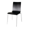 Bolero Black Square Back Side Chair (4 Pack) Bolero Black Square Back Side Chair (4 Pack)