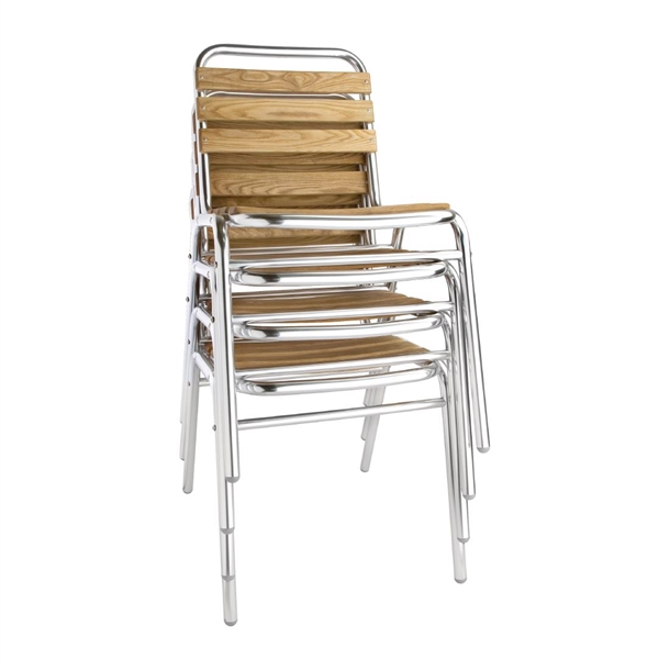 Bolero Ash Bistro Side Chair (4 Pack) Bolero Ash Bistro Side Chair (4 Pack)