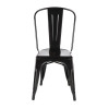 Bolero Black Steel Bistro Side Chair (4 Pack) Bolero Black Steel Bistro Side Chair (4 Pack)