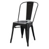 Bolero Black Steel Bistro Side Chair (4 Pack) Bolero Black Steel Bistro Side Chair (4 Pack)