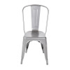 Bolero Gun Metal Grey Steel Bistro Side Chair (4 Pack)