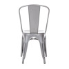 Bolero Gun Metal Grey Steel Bistro Side Chair (4 Pack)
