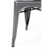 Bolero Gun Metal Grey Steel Bistro Side Chair (4 Pack)