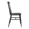 Bolero Windsor Aluminium Black Chairs (4 Pack)