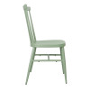 Bolero Windsor Aluminium Green Chairs (4 Pack)