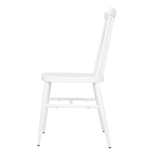 Bolero Windsor Aluminium White Chairs White (4 Pack)