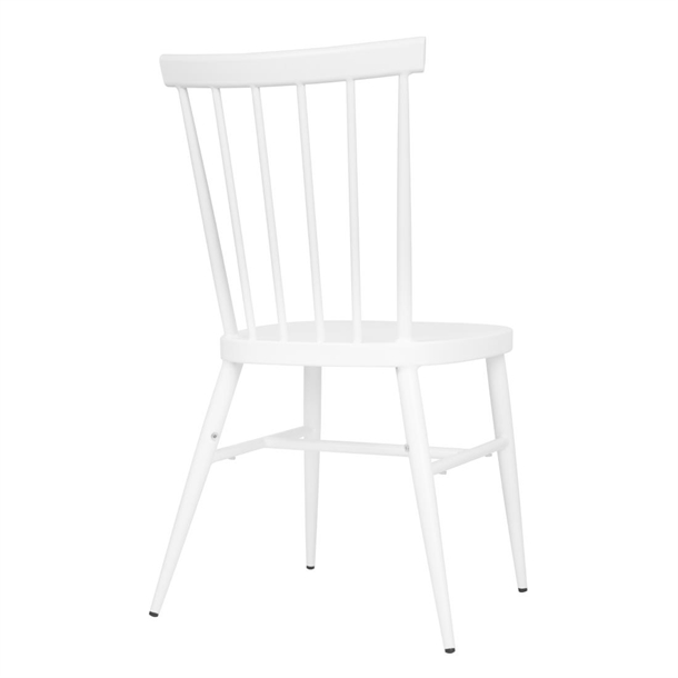 Bolero Windsor Aluminium White Chairs White (4 Pack)