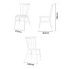 Bolero Windsor Aluminium White Chairs White (4 Pack)