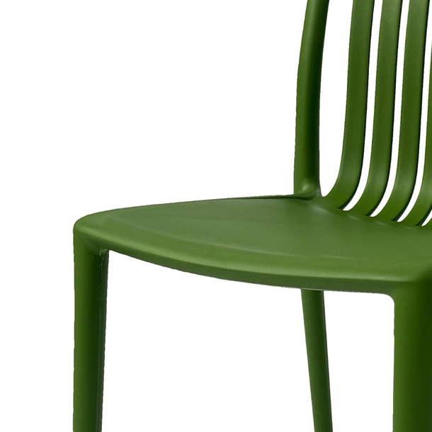 Bolero Verona Café Chairs Forest Green (2 Pack)