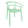 Bolero Mateo Café Chairs Mint Green (2 Pack) Bolero Mateo Café Chairs Mint Green (2 Pack)