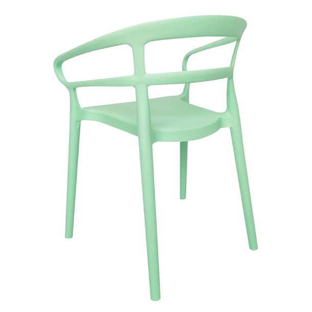 Bolero Mateo Café Chairs Mint Green (2 Pack) Bolero Mateo Café Chairs Mint Green (2 Pack)