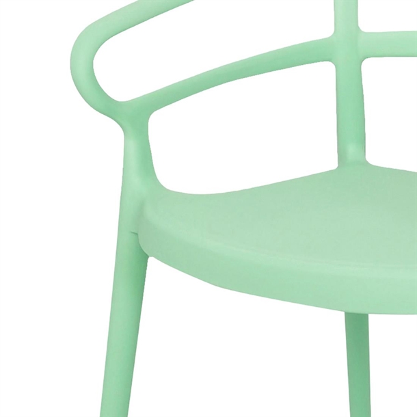 Bolero Mateo Café Chairs Mint Green (2 Pack) Bolero Mateo Café Chairs Mint Green (2 Pack)