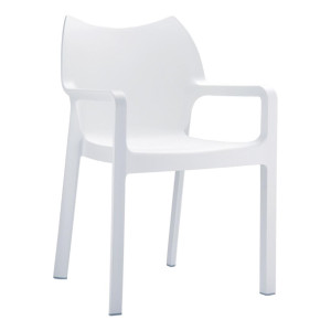 Furnlink Diva Armchair - White (4 Pack)