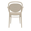 Furnlink Marcel XL Chair - Taupe (2 Pack)