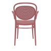 Furnlink Marcel XL Chair - Marsala (2 Pack)