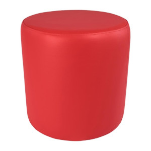 Furnlink Ottoman Round - Red (2 Pack)