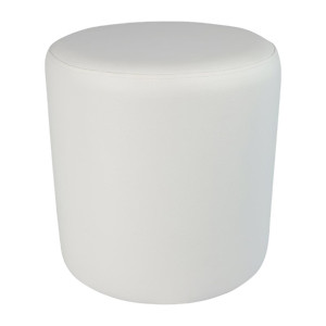 Furnlink Ottoman Round - White (2 Pack)