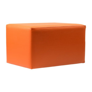Furnlink Ottoman Rectangle - Orange (2 Pack)