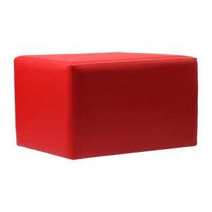 Furnlink Ottoman Rectangle - Red (2 Pack)