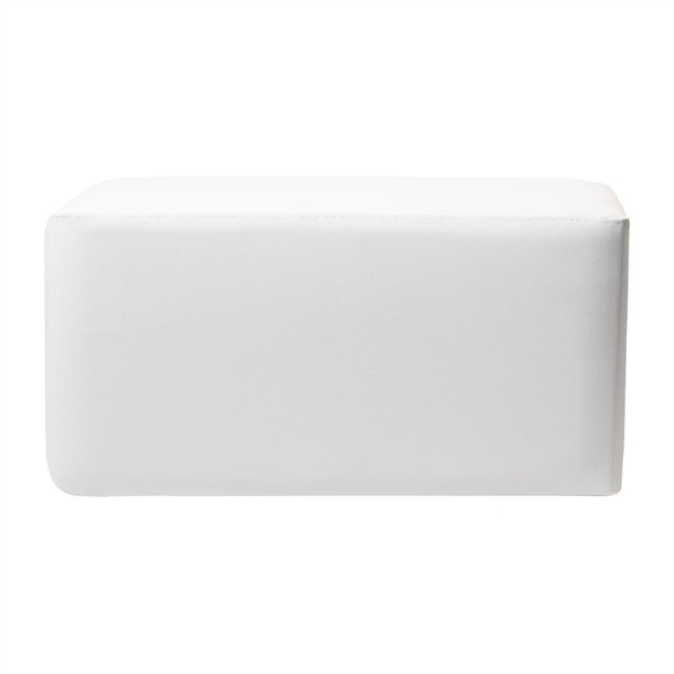 Furnlink Ottoman Rectangle - White (2 Pack)