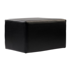 Furnlink Ottoman Rectangle - Black (2 Pack)