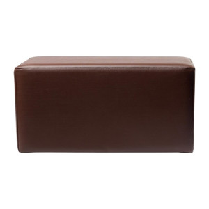 Furnlink Ottoman Rectangle - Chocolate (2 Pack)