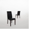 Bolero Faux Leather Dining Chairs Black (2 Pack) Bolero Faux Leather Dining Chairs Black (2 Pack)