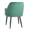 Bolero Lia Velvet Chairs Dark Green (2 Pack) Bolero Lia Velvet Chairs Dark Green (2 Pack)