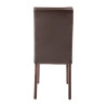 Bolero Faux Leather Dining Chairs Brown (2 Pack) Bolero Faux Leather Dining Chairs Brown (2 Pack)