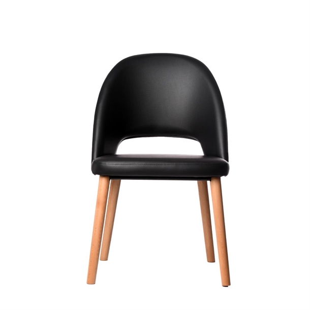 Furnlink Durafurn Semifreddo Chair Black (2 Pack)