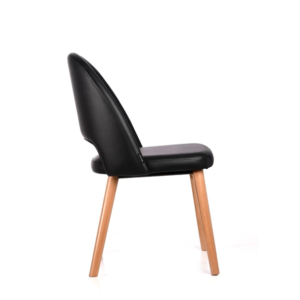 Furnlink Durafurn Semifreddo Chair Black (2 Pack)