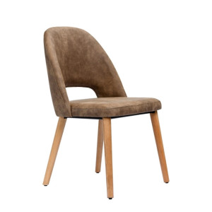 Furnlink Durafurn Semifreddo Chair Mocha (2 Pack)