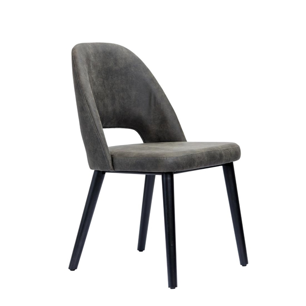 Furnlink Durafurn Semifreddo Chair Charcoal (2 Pack)