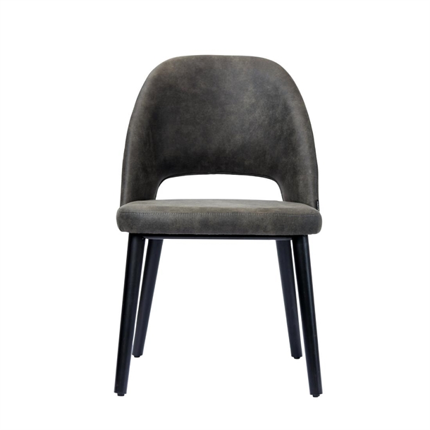 Furnlink Durafurn Semifreddo Chair Charcoal (2 Pack)