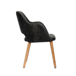 Furnlink Durafurn Sorbet Chair Charcoal (2 Pack)