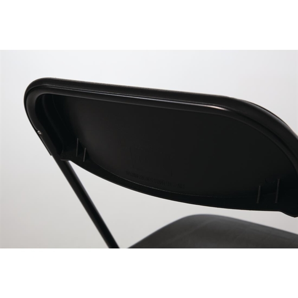 Bolero PP Folding Chairs Black (10 Pack)