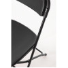 Bolero PP Folding Chairs Black (10 Pack)
