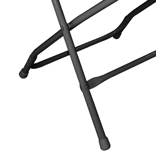 Bolero PP Folding Chairs Black (10 Pack)