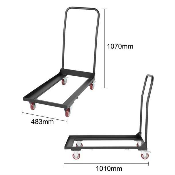Bolero Folding Chair Trolley