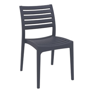 Furnlink Siesta Exclusive Ares Chair - Anthracite (2 Pack)